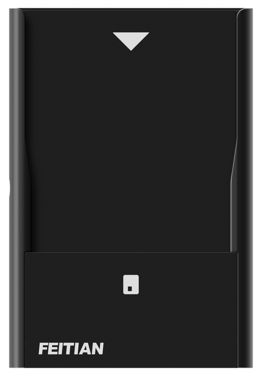 FEITIAN bR301 BLE Contact Bluetooth 4.2 Smart Card Reader (Casing: C45) - FEITIAN Technologies US