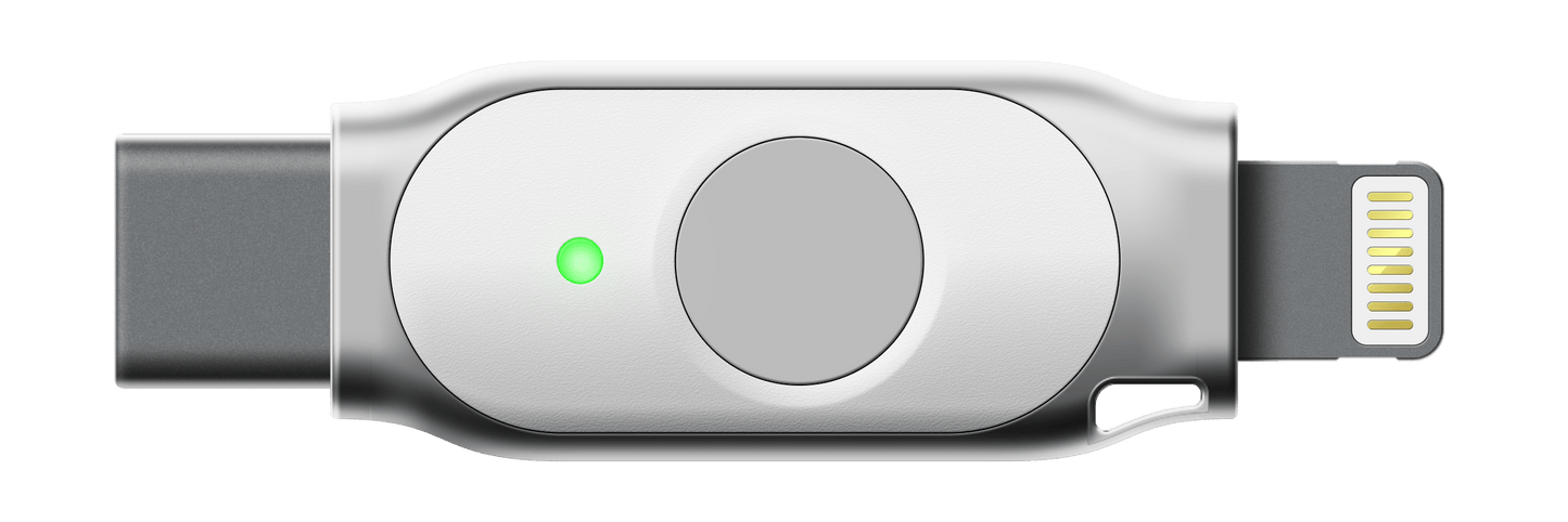 FEITIAN iePass FIDO2 FIDO U2F USB-C + Lightning Security Key (Casing: K44) - FEITIAN Technologies US