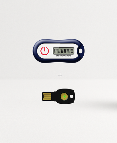 FEITIAN Security Bundle: Non-NFC OTP C200-I34 + ePass FIDO® NFC K9B Key