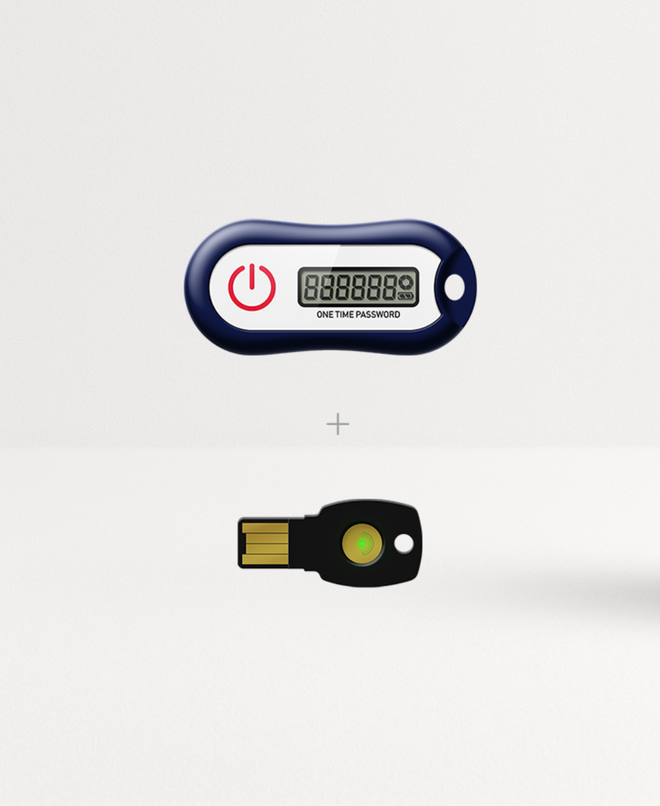 FEITIAN Security Bundle: Non-NFC OTP C200-I34 + ePass FIDO® NFC K9B Key