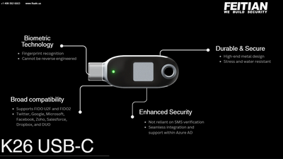 K26 Biometric Security Key
