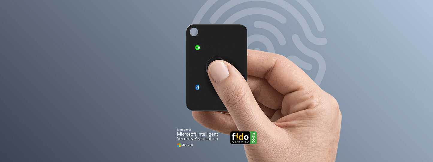 FIDO2 FIDO U2F AllinPass with BLE and NFC Biometric Fingerprint Multiple-Interface Security Key | K33